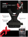 SELF-LOVE AND FITNESS - COREFX WEIGHTED VEST (20lb) - SELF-LOVE AND FITNESS