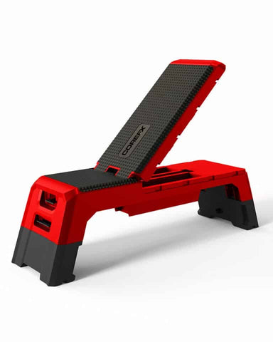 SELF-LOVE AND FITNESS - COREFX ADJUSTABLE BENCH & FITNESS STEP - SELF-LOVE AND FITNESS